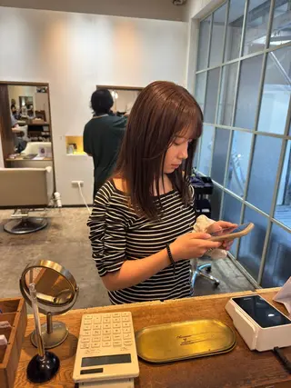 ミディアム 中村 空のヘアスタイル