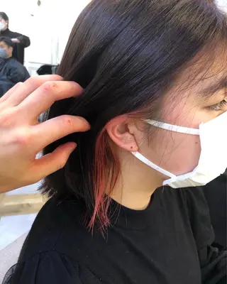 ショート カラー Carina所属・セン北徒歩５分 キシタクのヘアスタイル