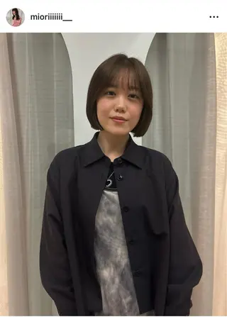 ショート カラー 松村 澪里のヘアスタイル