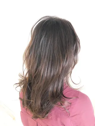 セミロング カラー ヘアアレンジ *ヘッドスパ* 保田 遥*のヘアスタイル