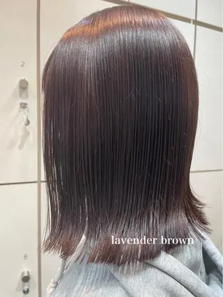 ミディアム カラー 髪質改善/美髪/渡辺 りんのヘアスタイル