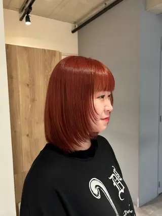 ショート カラー 葉月/ボブ/ 透明感カラー／中目黒のヘアスタイル