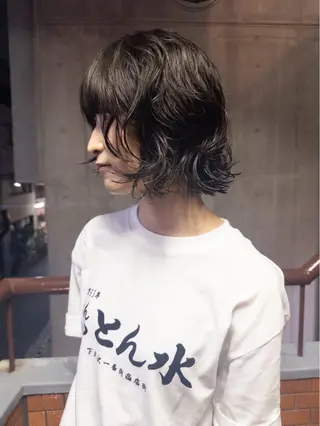 ミディアム 菊地 柚乃のヘアスタイル