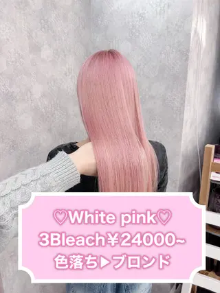 ロング カラー ヘアアレンジ 💕ブリーチ/ヘアメ 🎀YUUKAのヘアスタイル
