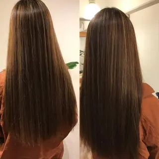 ロング 加藤 泰輔のヘアスタイル