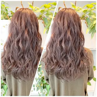 ロング カラー ヘアアレンジ 東北No.1完全個室 💐梶谷社長のヘアスタイル