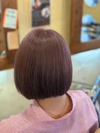 ミディアム 柘植 雅大のヘアスタイル