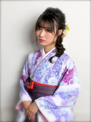 ヘアアレンジ 乳井 悠香のヘアスタイル