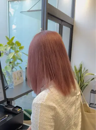 ミディアム VIEW OSAKA所属・髪質改善ブリーチ/ 艶髪/美髪/しゅがーのヘアスタイル