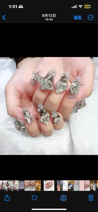 ネイル Rire_eye+beauty_nail所属・Rire_ nail_yukiのネイルデザイン