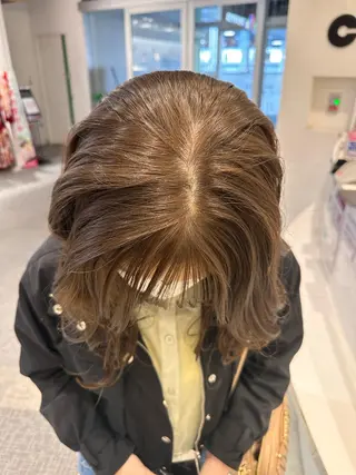 ミディアム GOAT_茅ヶ崎 キシ サクラのヘアスタイル