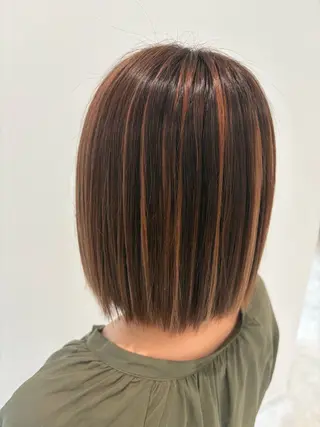 ミディアム カラー moiBlanc所属・moi blanc/ Aoyagiのヘアスタイル