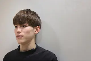 ショート パーマ メンズ デザインカラー/ 推しの配色　肥後のヘアスタイル