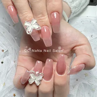 ネイル CC  NaNa ワンホンネイル🌙Nのネイルデザイン