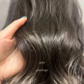 ミディアム カラー 🐰艶カラー 韓国風 ヘア Miku 🦋のヘアスタイル
