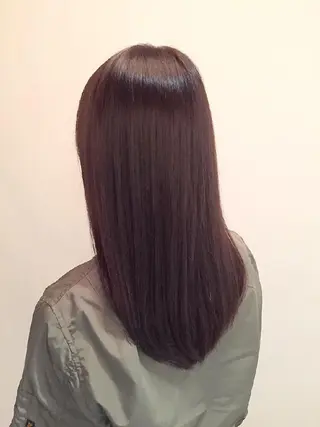 ロング カラー 長岡 健一のヘアスタイル