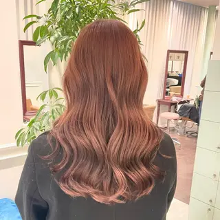 セミロング カラー ヘアアレンジ 🧸ハイトーン🧸 ゆっきー🧸のヘアスタイル