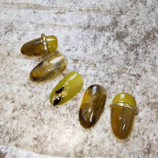 ネイル 自爪育成ネイルケア Lena  nailのネイルデザイン