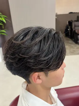 ショート パーマ メンズ KEN 🌟のヘアスタイル