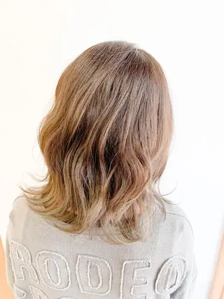 ミディアム カラー パーマ ヘアアレンジ メンズ キッズ ネイル マツエク・マツパ 角床直哉 カラーカットNO 1のヘアスタイル