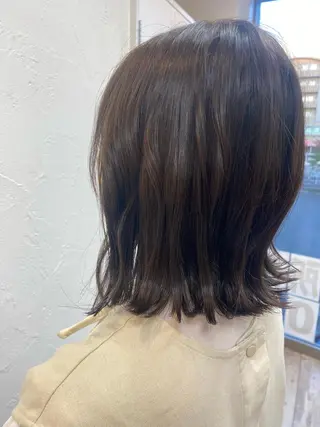 カラー 女性カットモデル 募集　石田沙優美のヘアスタイル