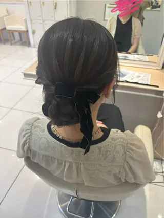 ロング ヘアアレンジ 宮永 璃沙のヘアスタイル