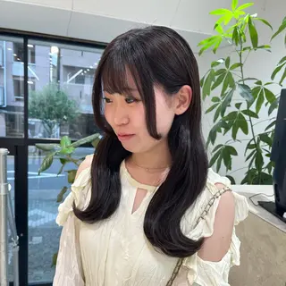 ロング 🎀透明艶カラー🎀 大橋美優🎀のヘアスタイル