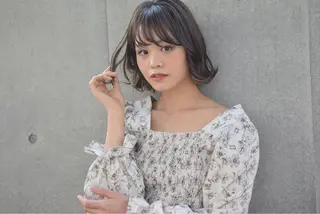 ミディアム カラー SALOWIN武蔵小杉所属・クスノキ ヤスタカのヘアスタイル