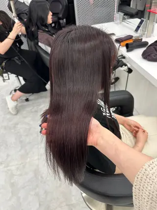 ロング カラー パーマ ヘアアレンジ メンズ キッズ ♥️韓国ヘア レイヤー♥️ゆりのヘアスタイル