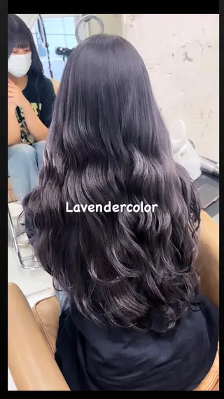 ロング カラー ブリーチෆ‪髪質改善 🎀ོ白岩亜実🎀ོのヘアスタイル