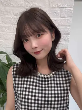 ミディアム 高島大登/顔周り /レイヤーカットのヘアスタイル