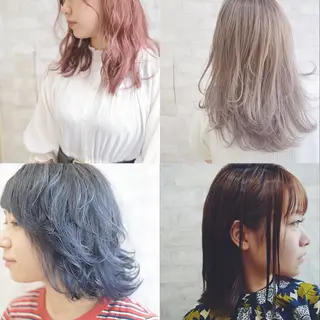 カラー ハイトーンカラー RYUのヘアスタイル