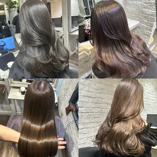 セミロング 渋谷/プルエクステ/ ハイトーン/みきとのヘアスタイル