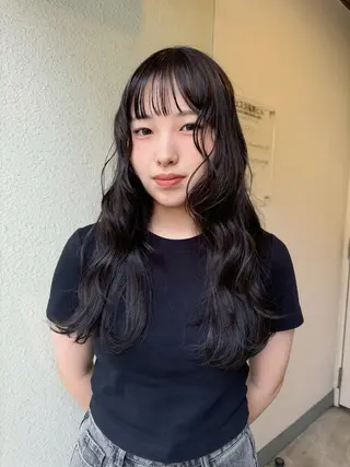 ロング sliver siki・ayanaのヘアスタイル