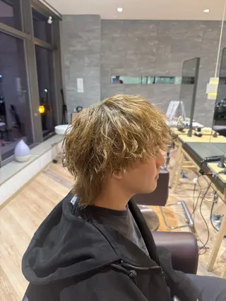 ショート メンズ メンズ特化/ センターパート/八谷のヘアスタイル