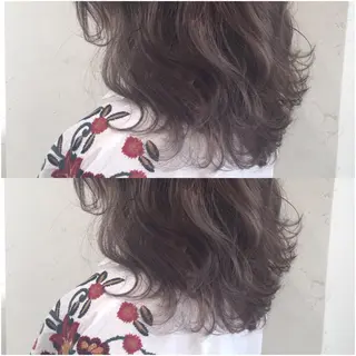 ミディアム カラー circus by KENJE 町田店のヘアスタイル