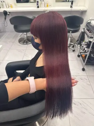 ロング カラー 🪞ハイトーン🪞 🤍waka🤍のヘアスタイル