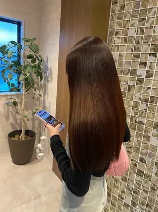 ロング 森 千風優のヘアスタイル