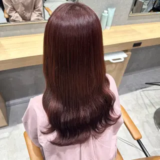 ロング 大角 千里のヘアスタイル