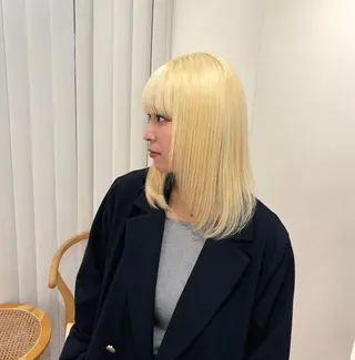 ミディアム カラー 🪐レイヤー/ボブ/ 艶髪/加野彩果🪐のヘアスタイル