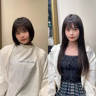 ロング カラー 🦋美髪／エクステ 🦋アベイクミのヘアスタイル