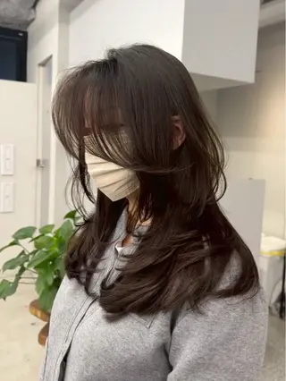 ロング 市毛 結菜のヘアスタイル