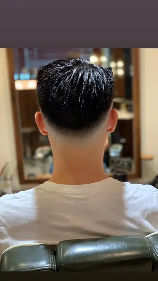 ショート メンズ BINGO HAIR WORKS 【ビンゴヘアワークス】所属・🎱メンズフェード 特化HYOGA🎱のヘアスタイル