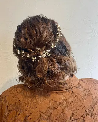 ミディアム ヘアアレンジ GOTODAY SHAiRE SALON所属・札幌 ヘアアレンジ 🍎 タナカセリナのヘアスタイル