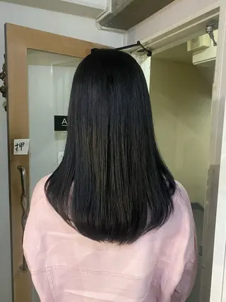 ロング カラー ブリーチカラーと、髪 質改善。HARUKAのヘアスタイル