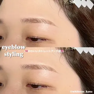 アイブロウ WHITEEYE 🤍KANAの眉毛・アイブロウイメージ
