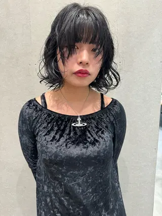 ショート パーマ センスをお届けします 大谷将生INFPのヘアスタイル