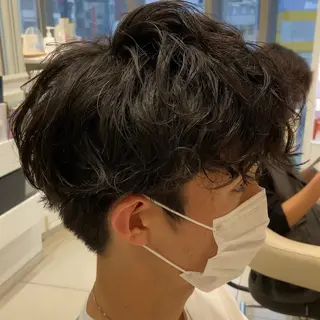 パーマ メンズ メンズ縮毛矯正 ♠️店長下平隼人のヘアスタイル