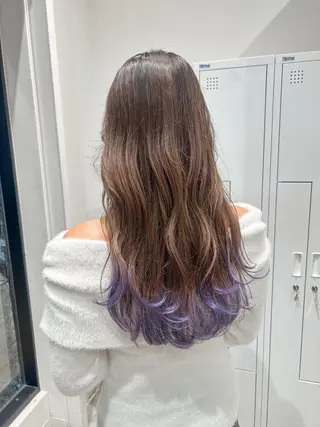 ロング カラー ヘアアレンジ yuka .のヘアスタイル