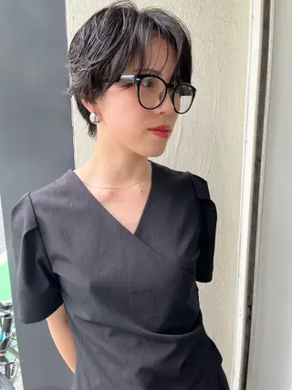 ショート パーマ 金井京介/レイヤー /ボブパーマのヘアスタイル